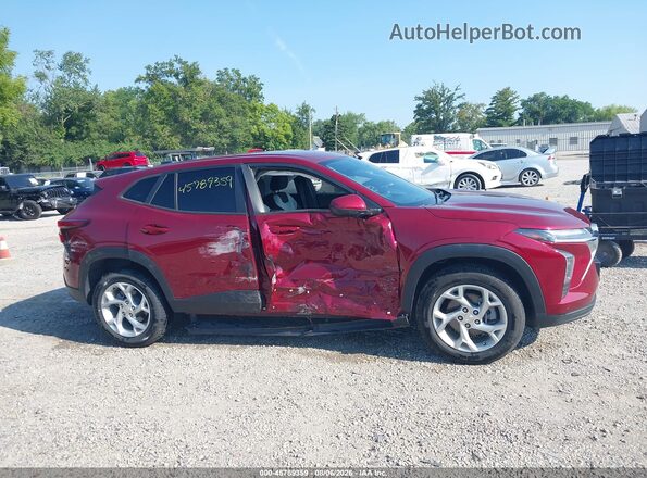 KL77LFE29RC136980 2024 CHEVROLET TRAX Maroon Вид задньої частини салону