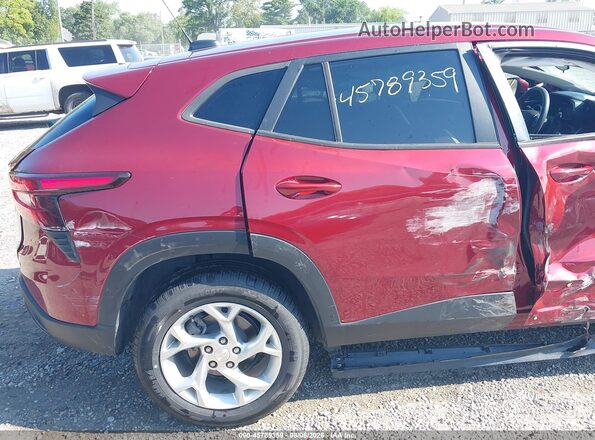 KL77LFE29RC136980 2024 CHEVROLET TRAX Maroon 