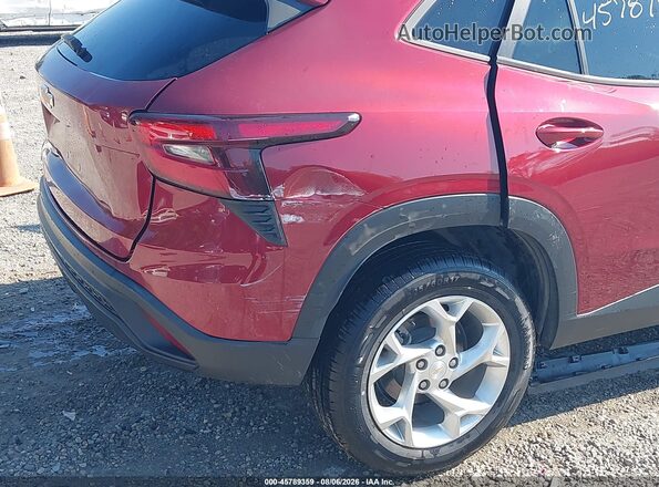 KL77LFE29RC136980 2024 CHEVROLET TRAX Maroon 