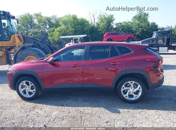 KL77LFE29RC136980 2024 CHEVROLET TRAX Maroon Панорамний вид салону 360°
