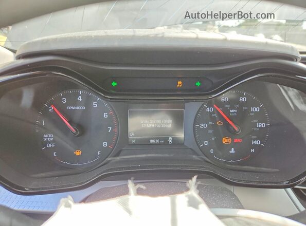 KL77LFEP0TC092015 2026 CHEVROLET TRAX Серый Вид щитка приборов