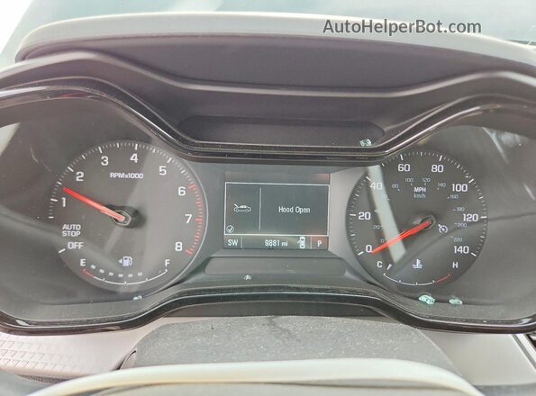 KL77LFEP4SC168544 2025 CHEVROLET TRAX Gray Vista del cuadro de instrumentos