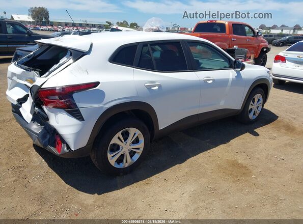 KL77LFEP4TC081986 2026 CHEVROLET TRAX White Trasero derecho