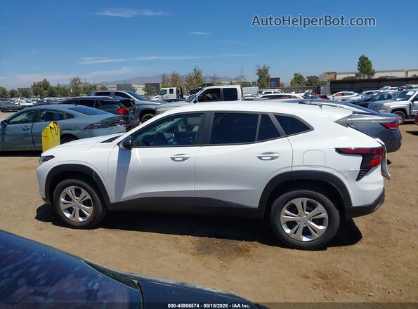 KL77LFEP4TC081986 2026 CHEVROLET TRAX White Vista interior de 360 grados
