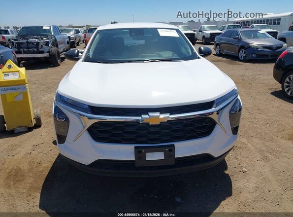 KL77LFEP4TC081986 2026 CHEVROLET TRAX White Vista del cuadro de instrumentos