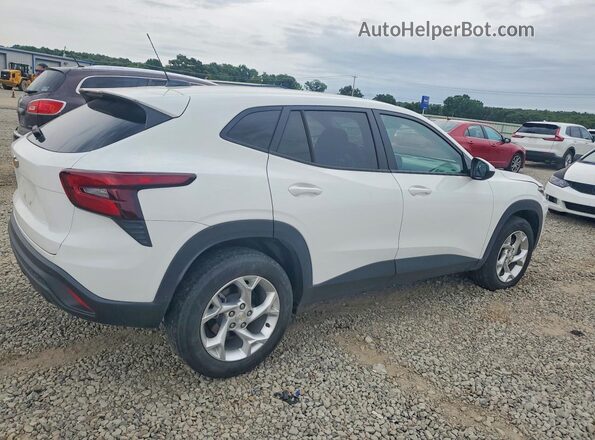 KL77LFEP6SC184048 2025 CHEVROLET TRAX White Trasero derecho