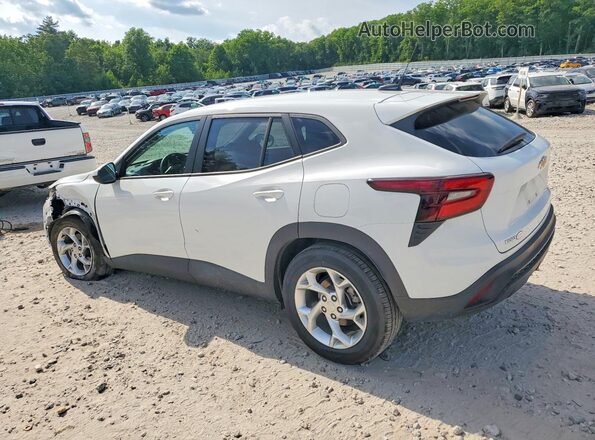 KL77LFEP6SC314247 2025 CHEVROLET TRAX White უკანა მარცხენა