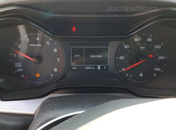 KL77LFEP6SC314247 2025 CHEVROLET TRAX White ხელსაწყოთა პანელის ხედი