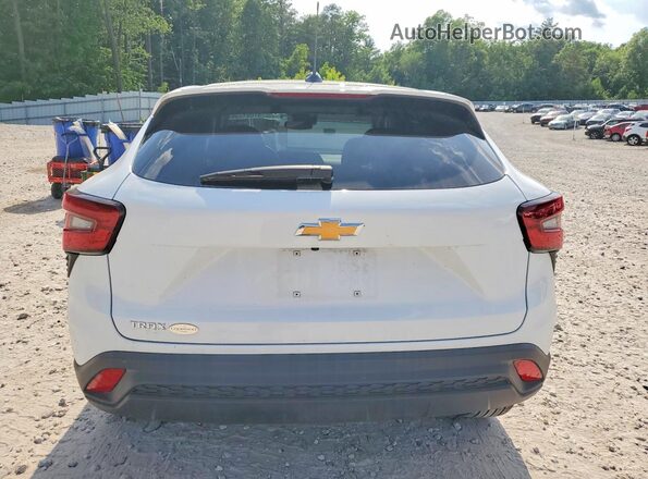 KL77LFEP6SC314247 2025 CHEVROLET TRAX White უკანა ხედი