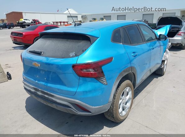 KL77LFEP7SC196015 2025 CHEVROLET TRAX Blue უკანა მარჯვენა