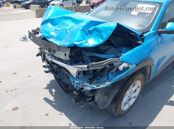 KL77LFEP7SC196015 2025 CHEVROLET TRAX Blue წინა ხედი