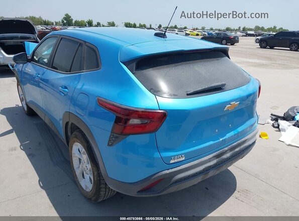 KL77LFEP7SC196015 2025 CHEVROLET TRAX Blue უკანა მარცხენა