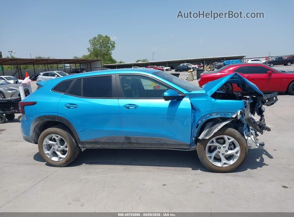 KL77LFEP7SC196015 2025 CHEVROLET TRAX Blue ხელსაწყოთა პანელის ხედი