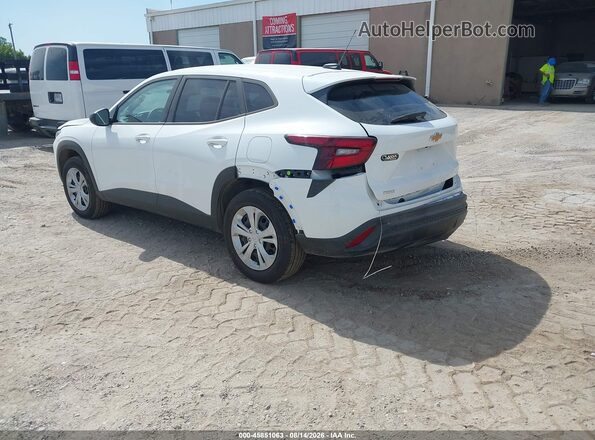 KL77LFEP7TC054040 2026 CHEVROLET TRAX White Rear left