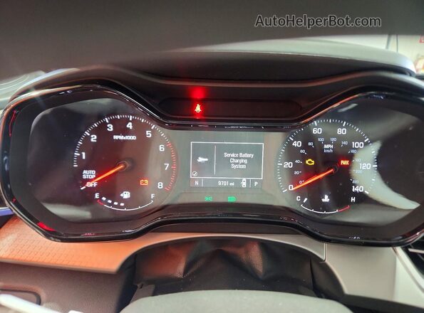 KL77LFEP8TC096927 2026 CHEVROLET TRAX Серый Вид щитка приборов