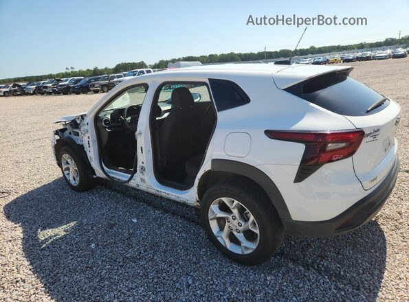 KL77LFEPXSC235387 2025 CHEVROLET TRAX White Հետևի ձախ