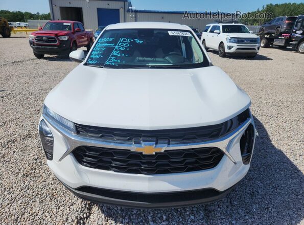 KL77LFEPXSC235387 2025 CHEVROLET TRAX White Դիմացի տեսք