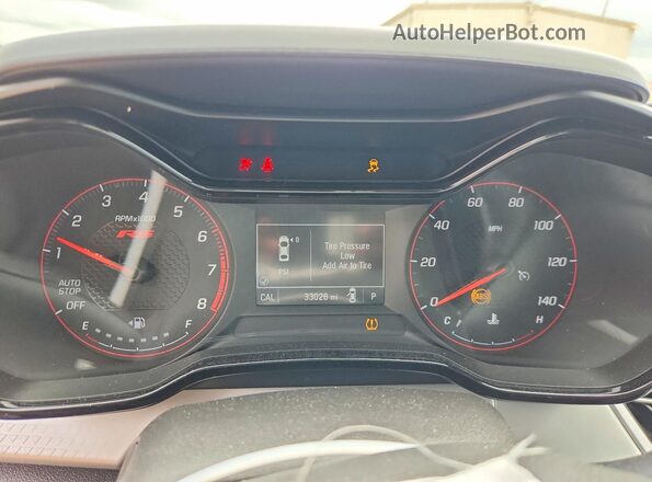 KL77LGE21RC055753 2024 CHEVROLET TRAX Black ხელსაწყოთა პანელის ხედი