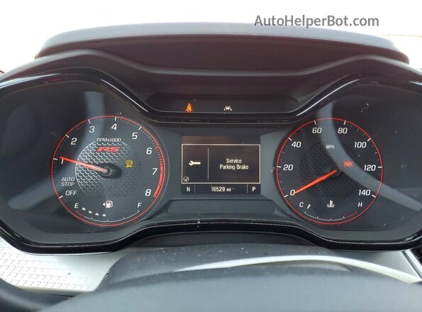 KL77LGE21RC191994 2024 CHEVROLET TRAX Red Vista del cuadro de instrumentos
