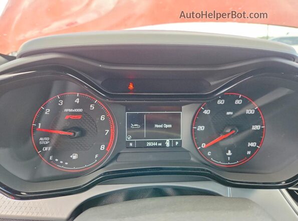 KL77LGE21RC192028 2024 CHEVROLET TRAX Оранжевый Вид щитка приборов