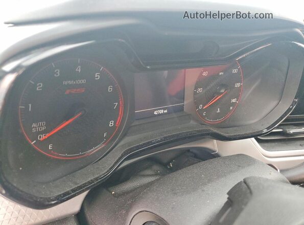 KL77LGE22RC126958 2024 CHEVROLET TRAX White Instrument cluster view