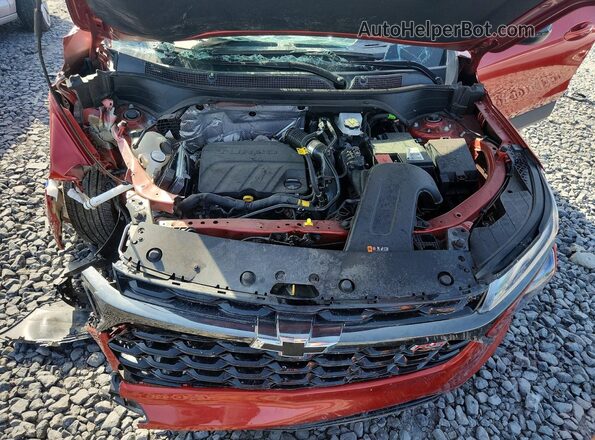 KL77LGE24RC112592 2024 CHEVROLET TRAX Red Vista del compartimento del motor