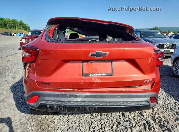 KL77LGE24RC112592 2024 CHEVROLET TRAX Red Vista trasera
