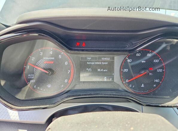 KL77LGE24RC215012 2024 CHEVROLET TRAX Black Widok zestawu wskaźników