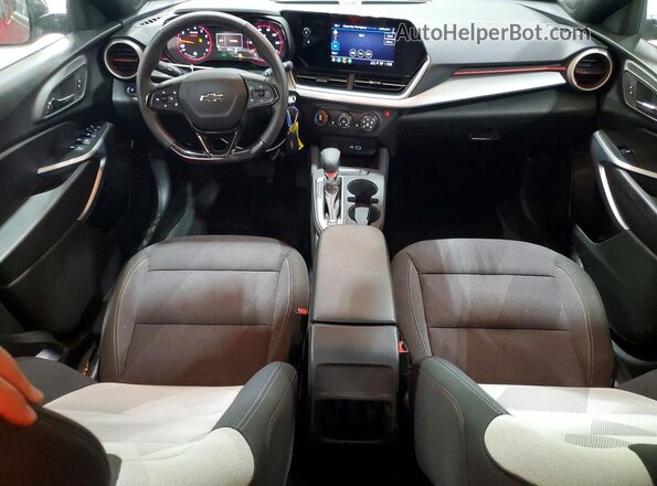 KL77LGE24RC239469 2024 CHEVROLET TRAX Burgundy წინა პანელის ხედი