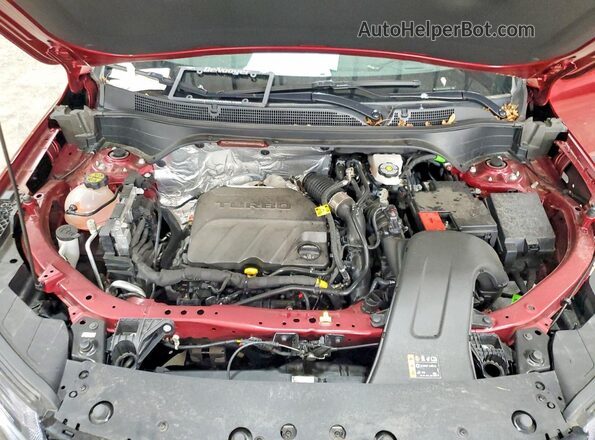 KL77LGE24RC239469 2024 CHEVROLET TRAX Burgundy უკანა სალონის ხედი