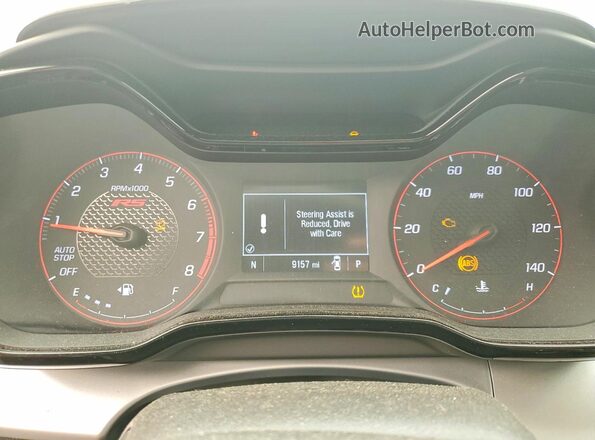 KL77LGE24RC239469 2024 CHEVROLET TRAX Burgundy ხელსაწყოთა პანელის ხედი