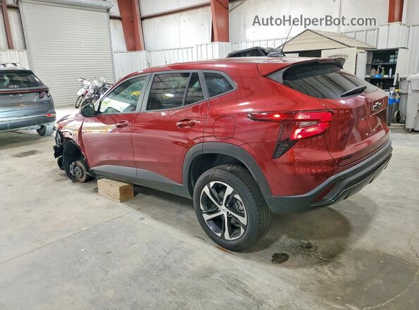 KL77LGE24RC239469 2024 CHEVROLET TRAX Burgundy უკანა მარცხენა