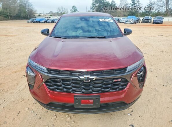 KL77LGE25RC076721 2024 CHEVROLET TRAX Burgundy Widok z przodu