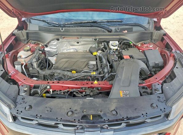 KL77LGE25RC076721 2024 CHEVROLET TRAX Burgundy Widok komory silnika