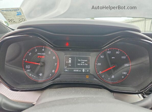 KL77LGE25RC140501 2024 CHEVROLET TRAX Black Սարքավորումների վահանակի տեսք