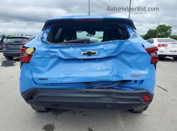 KL77LGE25RC215360 2024 CHEVROLET TRAX Blue Widok z tyłu