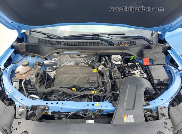 KL77LGE25RC215360 2024 CHEVROLET TRAX Blue Widok komory silnika