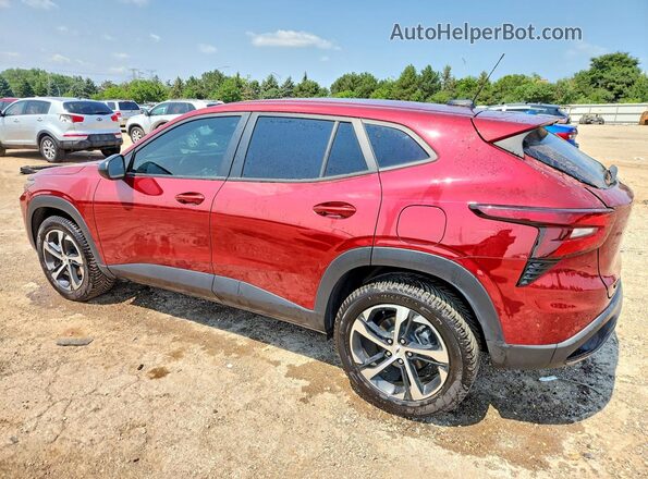 KL77LGE26RC025082 2024 CHEVROLET TRAX Burgundy Rear left