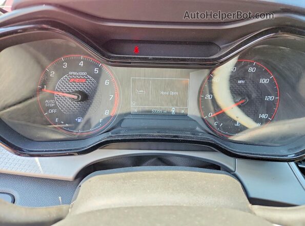 KL77LGE26RC025082 2024 CHEVROLET TRAX Burgundy Instrument cluster view