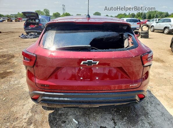 KL77LGE26RC025082 2024 CHEVROLET TRAX Burgundy Rear view