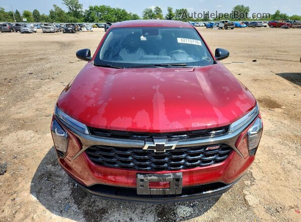 KL77LGE26RC025082 2024 CHEVROLET TRAX Burgundy Front view