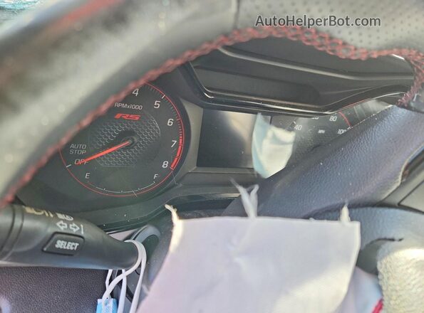 KL77LGE26RC065517 2024 CHEVROLET TRAX White Widok zestawu wskaźników