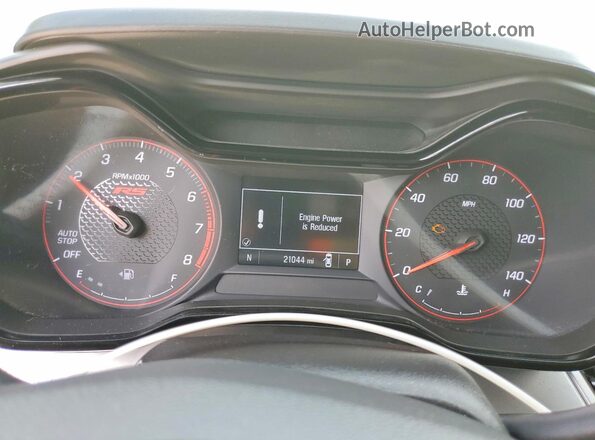 KL77LGE27RC228434 2024 CHEVROLET TRAX Yellow Vista del cuadro de instrumentos