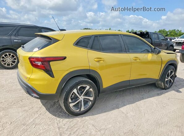KL77LGE27RC228434 2024 CHEVROLET TRAX Yellow Trasero derecho