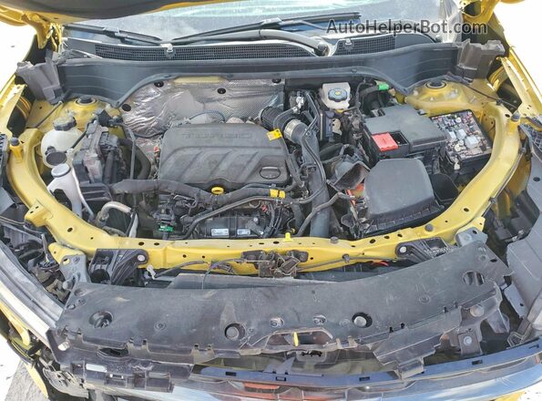 KL77LGE27RC228434 2024 CHEVROLET TRAX Yellow Vista del compartimento del motor