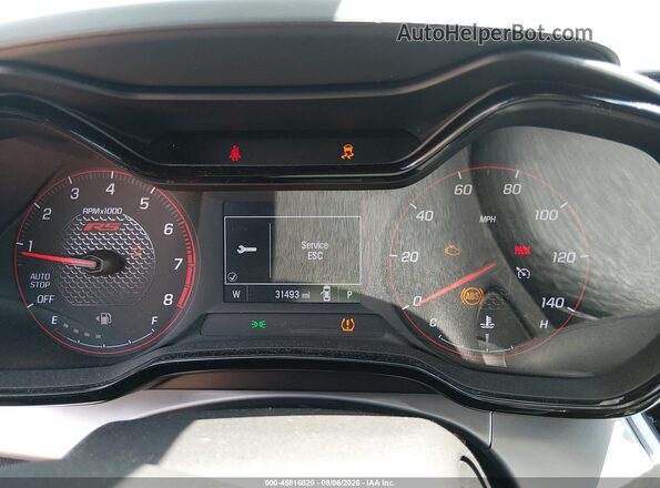 KL77LGE28RC166655 2024 CHEVROLET TRAX White Vista de los asientos traseros