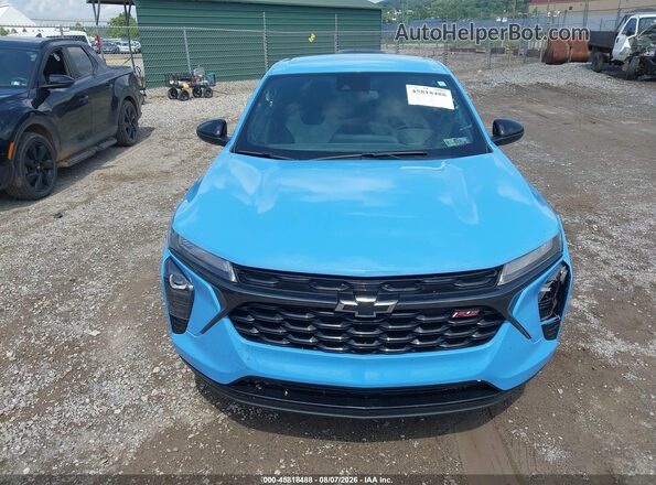 KL77LGE2XRC042872 2024 CHEVROLET TRAX Blue Вид щитка приладів