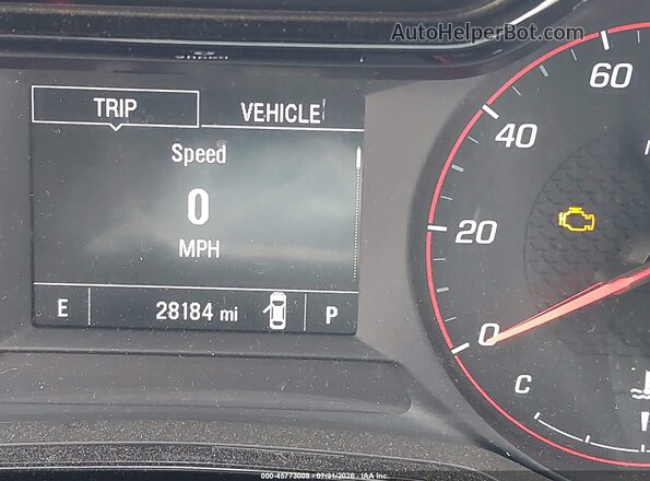 KL77LGEP2SC344366 2025 CHEVROLET TRAX Серый 
