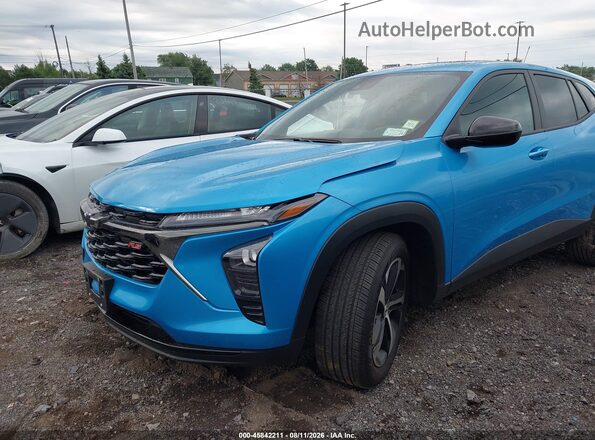 KL77LGEP3SC169920 2025 CHEVROLET TRAX Blue Front view