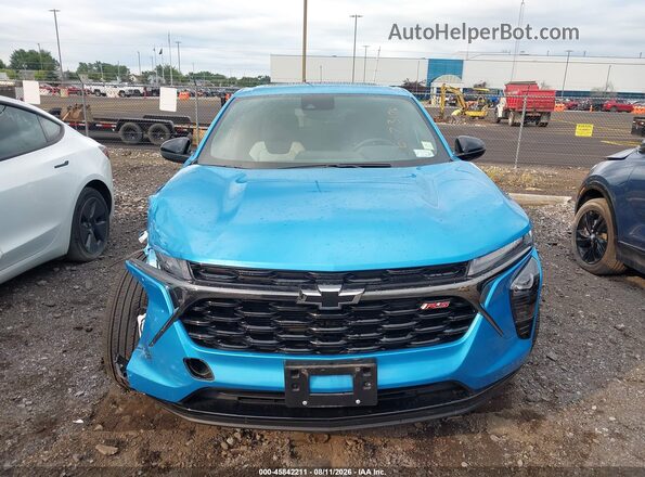 KL77LGEP3SC169920 2025 CHEVROLET TRAX Blue Instrument cluster view